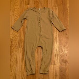 Quincy Mae Tan Footies One Piece